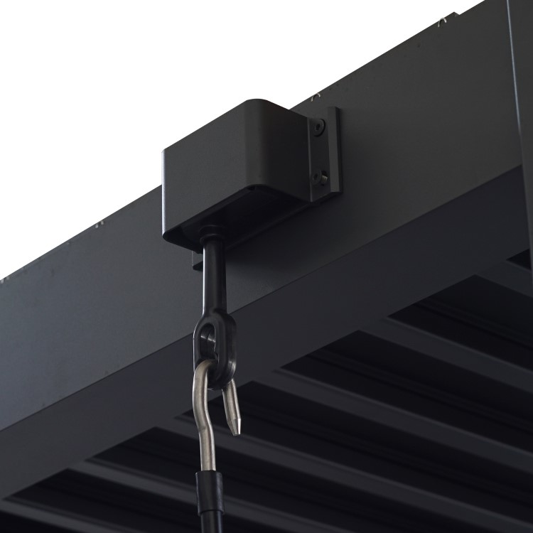 Outdoor Living Heavy Duty Aluminium Hot Tub Pergola with Louvred Roof - 6 x 3m