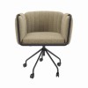 Mink Fabric Swivel Office Chair - Orlaa