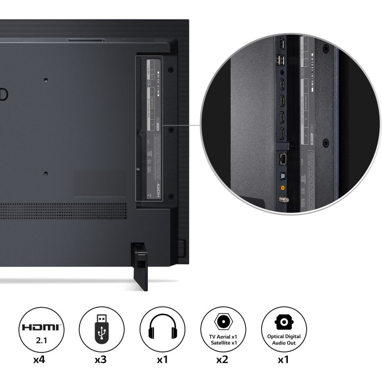Refurbished LG C2 42" 4K Ultra HD with HDR10 OLED Freesat HD Smart TV