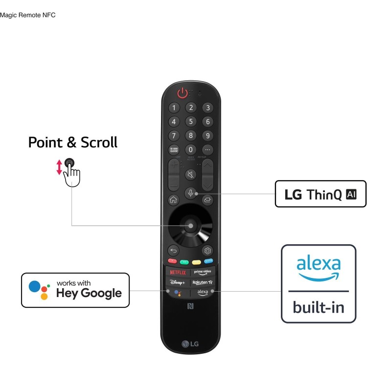 Refurbished LG C2 42" 4K Ultra HD with HDR10 OLED Freesat HD Smart TV