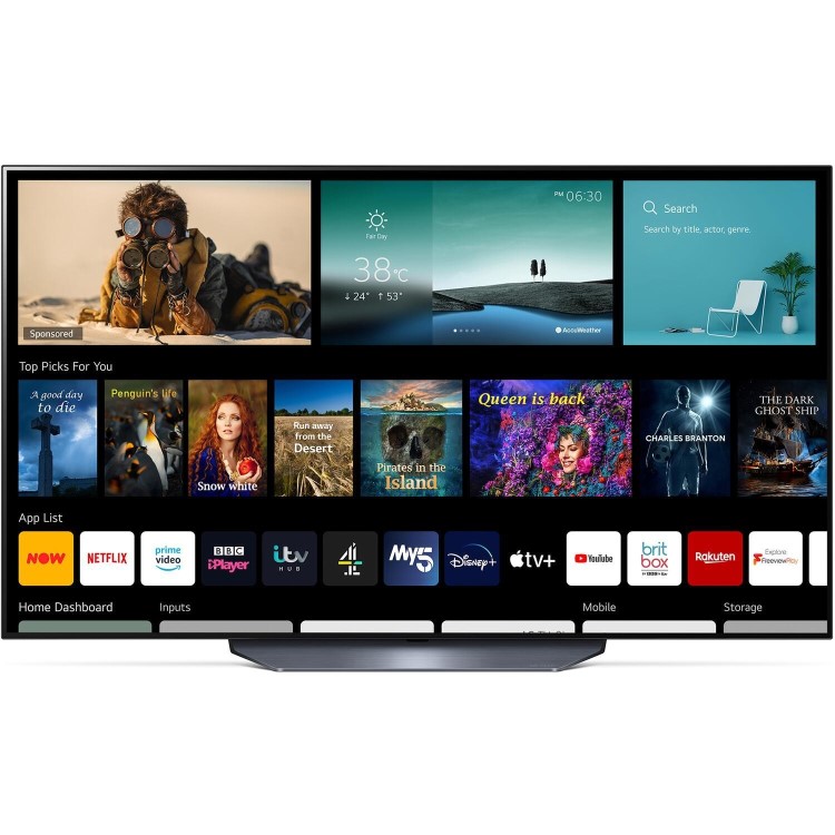 Refurbished LG B1 55" 4K Ultra HD withd HDR10 OLED Freesat Smart TV