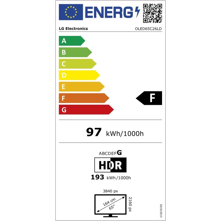 Refurbished LG C2 Evo 65" 4K Ultra HD with HDR10 Pro OLED Freeview Play Smart TV