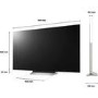 Refurbished LG C2 Evo 65" 4K Ultra HD with HDR10 Pro OLED Freeview Play Smart TV