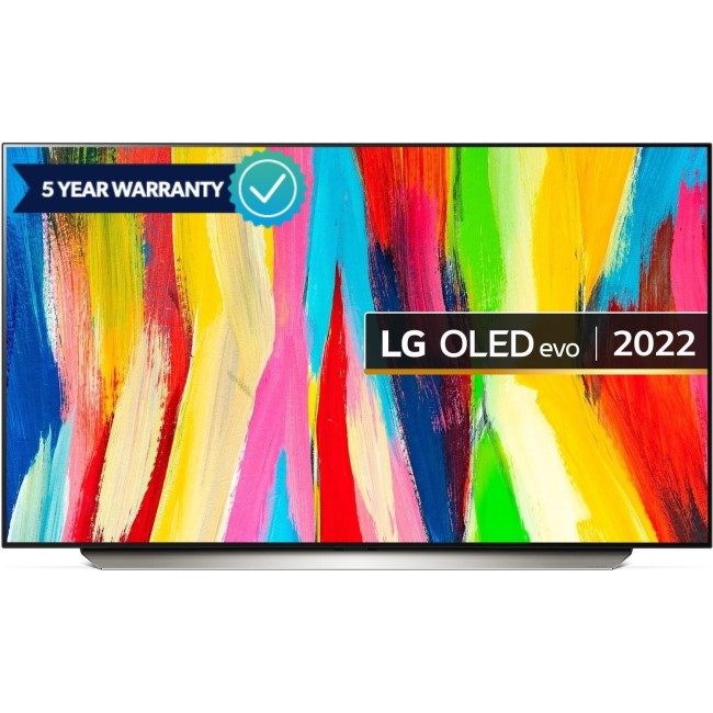 Refurbished LG C2 77" 4K Ultra HD with HDR10 Pro OLED Freeview HD Smart TV