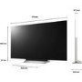 Refurbished LG C2 77" 4K Ultra HD with HDR10 Pro OLED Freeview HD Smart TV