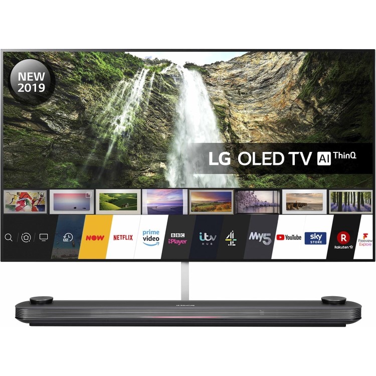 LG OLED77W9PLA 77" 4K OLED TV Dolby Atmos and Dolby Vision with LG Wireless Headphones - Black