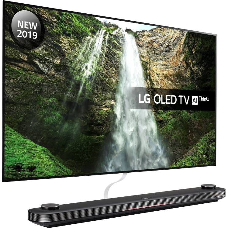 LG OLED77W9PLA 77" 4K OLED TV Dolby Atmos and Dolby Vision with LG Wireless Headphones - Black