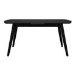 Black Wooden Extendable Dining Table - Seats 4-6 - Olsen