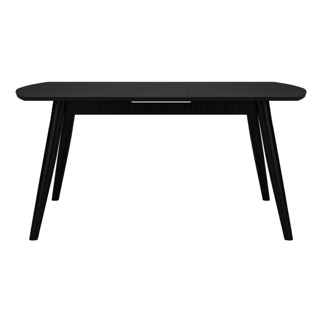 Black Wooden Extendable Dining Table - Seats 4-6 - Olsen