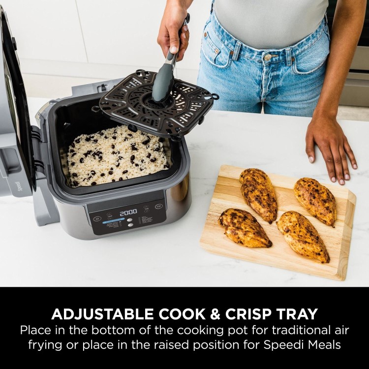 Ninja ON400UK Speedi 10-in-1 Rapid Cooker & Air Fryer  Multi-Function Quick Cooking