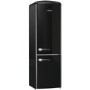 Gorenje ONRK193BK Retro Style Freestanding Frost Free Fridge Freezer - Black
