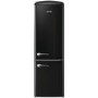 Gorenje ONRK193BK Retro Style Freestanding Frost Free Fridge Freezer - Black