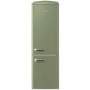 Gorenje ONRK193OL Retro Style Super Efficient No Frost Freestanding Fridge Freezer - Olive