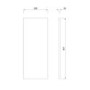 ONLY OPENED - Blue End Panel for Fitted Bathroom Furniture - Ontario