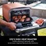 Ninja OO101UK Ninja Woodfire Outdoor Oven Artisan Pizza Maker and BBQ Smoker - Terracotta/Steel with Stand and Cover