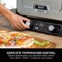 Ninja OO101UK Ninja Woodfire Outdoor Oven Artisan Pizza Maker and BBQ Smoker - Terracotta/Steel with Stand and Cover
