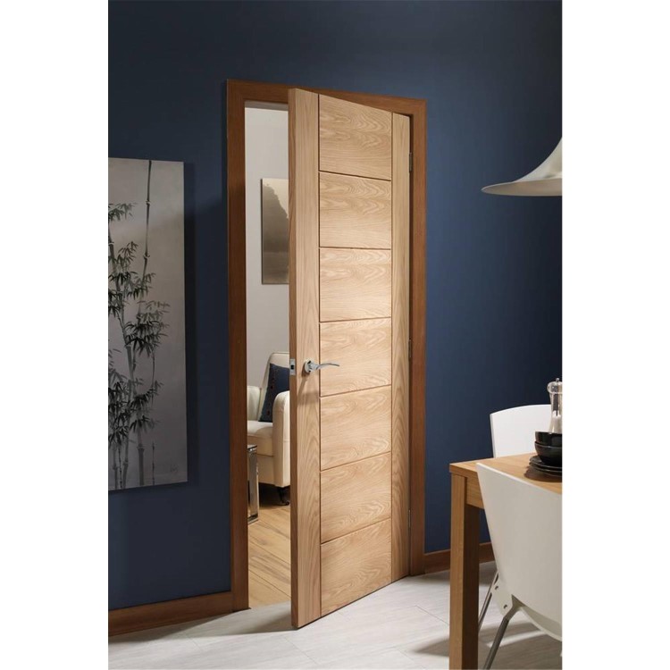 Internal Oak FD30 Fire Door - Unfinished - 2032 x 813 x 44mm - Palermo - XL Joinery
