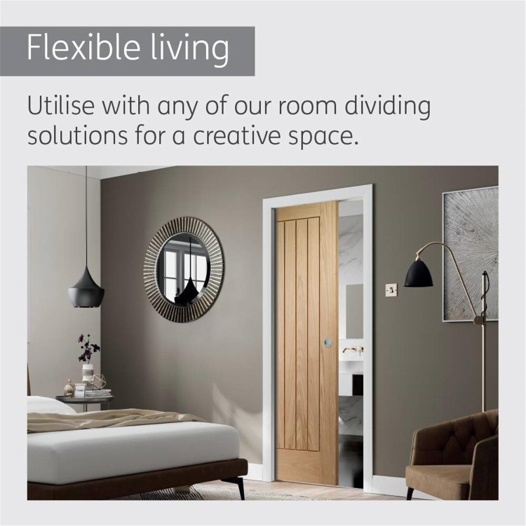 Internal Oak Cottage Door - Unfinished - 1981 x 711 x 35mm - Suffolk - XL Joinery