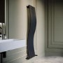 Anthracite Vertical Wave Designer Single Panel Radiator 1600 x 470mm - Opala