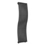 Anthracite Vertical Wave Designer Single Panel Radiator 1600 x 470mm - Opala