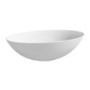 ONLY OPENED - Matt White Oval Stone Resin Countertop Basin with Waste 500mm - Opal