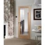 Internal Oak Original Pre-Finished Suffolk Pattern 10 (Clear Etched Glass) - Pre-Finished, 1981 x 533 x 35 mm