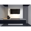 Rangemaster OPLHD100BL Opal 100cm Angled Chimney Cooker Hood - Black