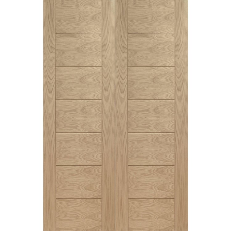 Internal Oak French Doors - Unfinished - 1981 x 1524 x 40mm - Palermo - XL Joinery