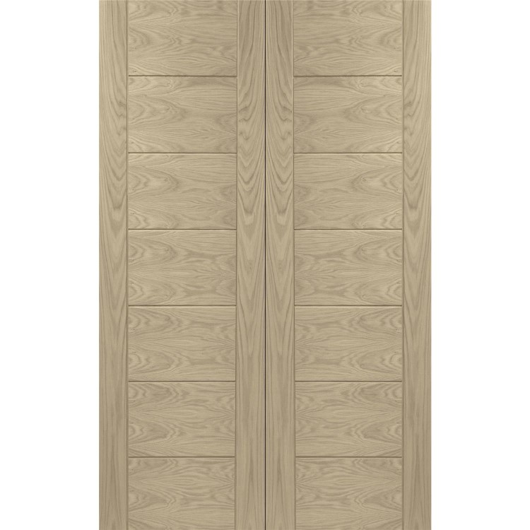 Internal Oak French Doors - Unfinished - 1981 x 1524 x 40mm - Palermo - XL Joinery