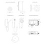 GRADE A1 - Aqualisa Optic Q Smart Digital Shower Concealed with Adjustable and Ceiling Fixed Head HP/Combi