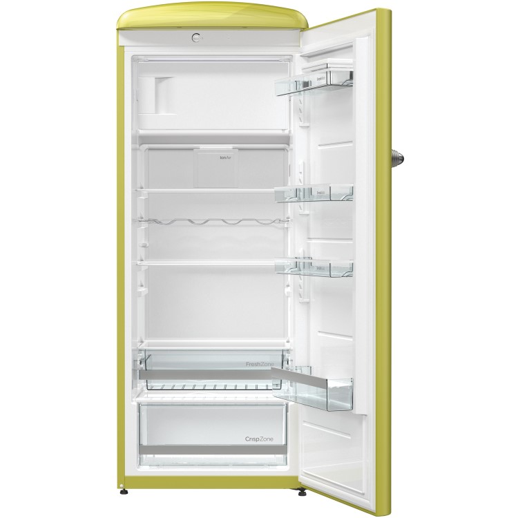 Gorenje ORB153AP 254 Litre Freestanding Larder Fridge 154cm Tall Retro Ice Box 60cm Wide - Apple