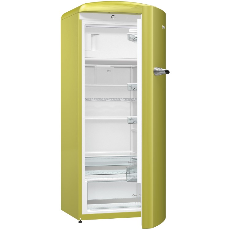Gorenje ORB153AP 254 Litre Freestanding Larder Fridge 154cm Tall Retro Ice Box 60cm Wide - Apple