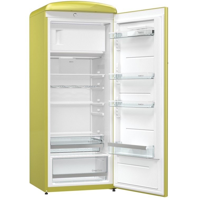 Gorenje ORB153AP 254 Litre Freestanding Larder Fridge 154cm Tall Retro Ice Box 60cm Wide - Apple