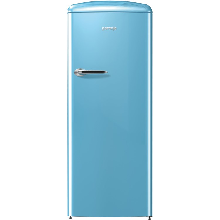 Gorenje ORB153BL 60cm Wide Right Hinge Retro Style Freestanding Fridge - Baby Blue