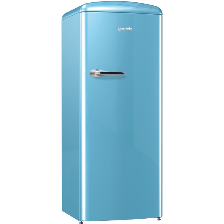 Gorenje ORB153BL 60cm Wide Right Hinge Retro Style Freestanding Fridge - Baby Blue