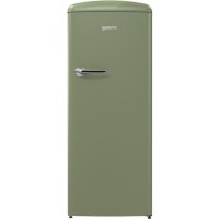 Gorenje ORB153OL Retro Freestanding Fridge With Freezer Box - 154cm - Right Hand - Olive