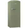 Gorenje ORB153OL Retro Freestanding Fridge With Freezer Box - 154cm - Right Hand - Olive