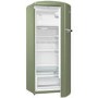 Gorenje ORB153OL Retro Freestanding Fridge With Freezer Box - 154cm - Right Hand - Olive