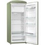 Gorenje ORB153OL Retro Freestanding Fridge With Freezer Box - 154cm - Right Hand - Olive