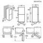 AEG Series 6000 304 Litre 60/40 Freestanding Fridge Freezer - Silver