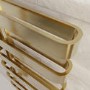 ALMOST PERFECT - Brass Designer Curved Towel Radiator 850 x 500mm - Ordos