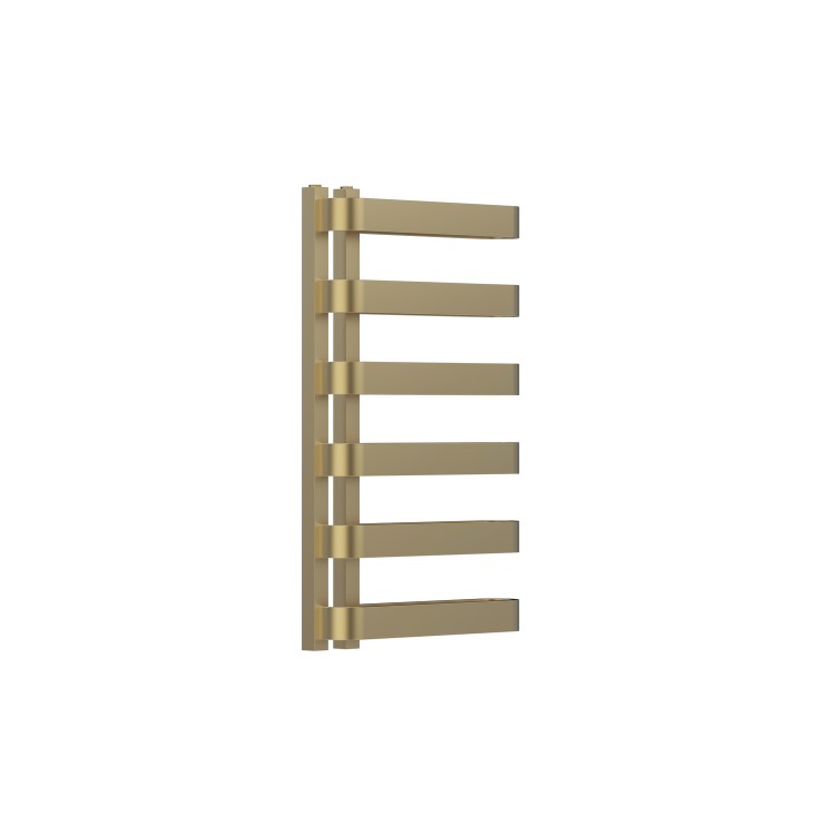 ALMOST PERFECT - Brass Designer Curved Towel Radiator 850 x 500mm - Ordos