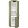 Gorenje ORK193OL Retro Freestanding Fridge Freezer - 194 cm - Right Hand - Olive