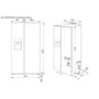 AEG 9000 Series 572 Litre Side-By-Side American Fridge Freezer - Black