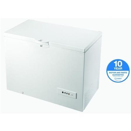 Indesit OS1A300H 118cm Wide 311 Litre Chest Freezer White