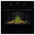 OS6AB50AK AEG 6000 Series OS6AB50AK SenseCook Electric Single Oven - Black