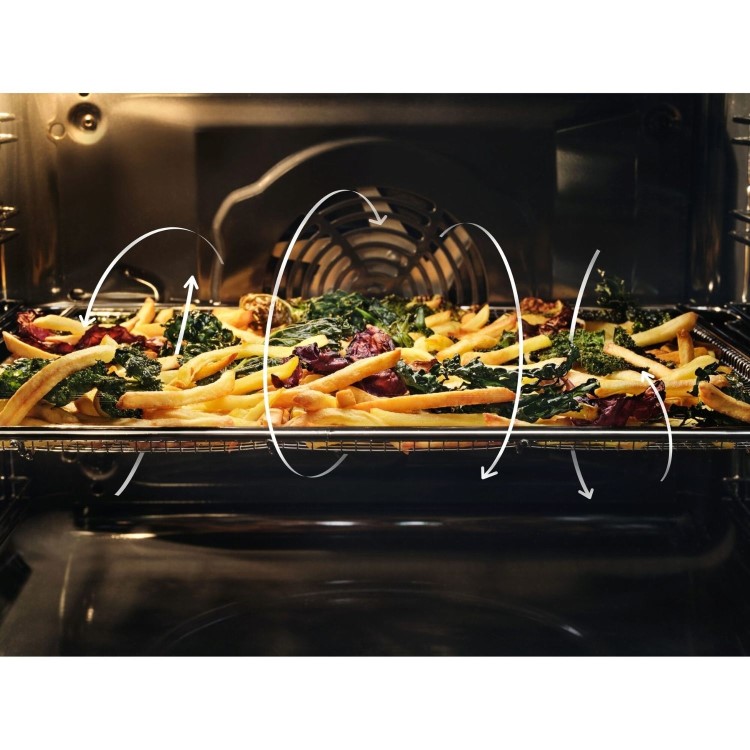 AEG 6000 Series SenseCook Electric Single Oven - Black