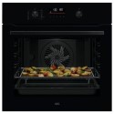OS6PB50AK AEG 6000 Series OS6PB50AK SenseCook Electric Single Oven - Black 