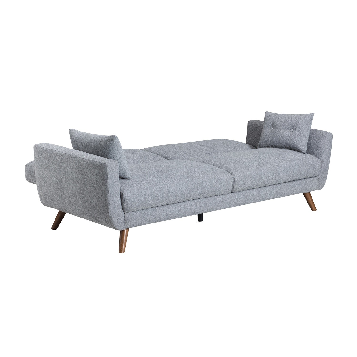 Oslo 3 Seater Sofa Bed in Charcoal Grey Fabric BuyItDirect.ie