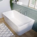 A1/OSLO1700 ONLY OPENED - Freestanding Double Ended Back to Wall Bath 1700 x 740mm - Oslo